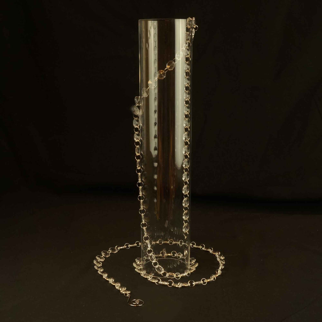 6' Acrylic Crystal Octagon Bead Garland