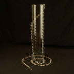 6' Acrylic Crystal Octagon Bead Garland