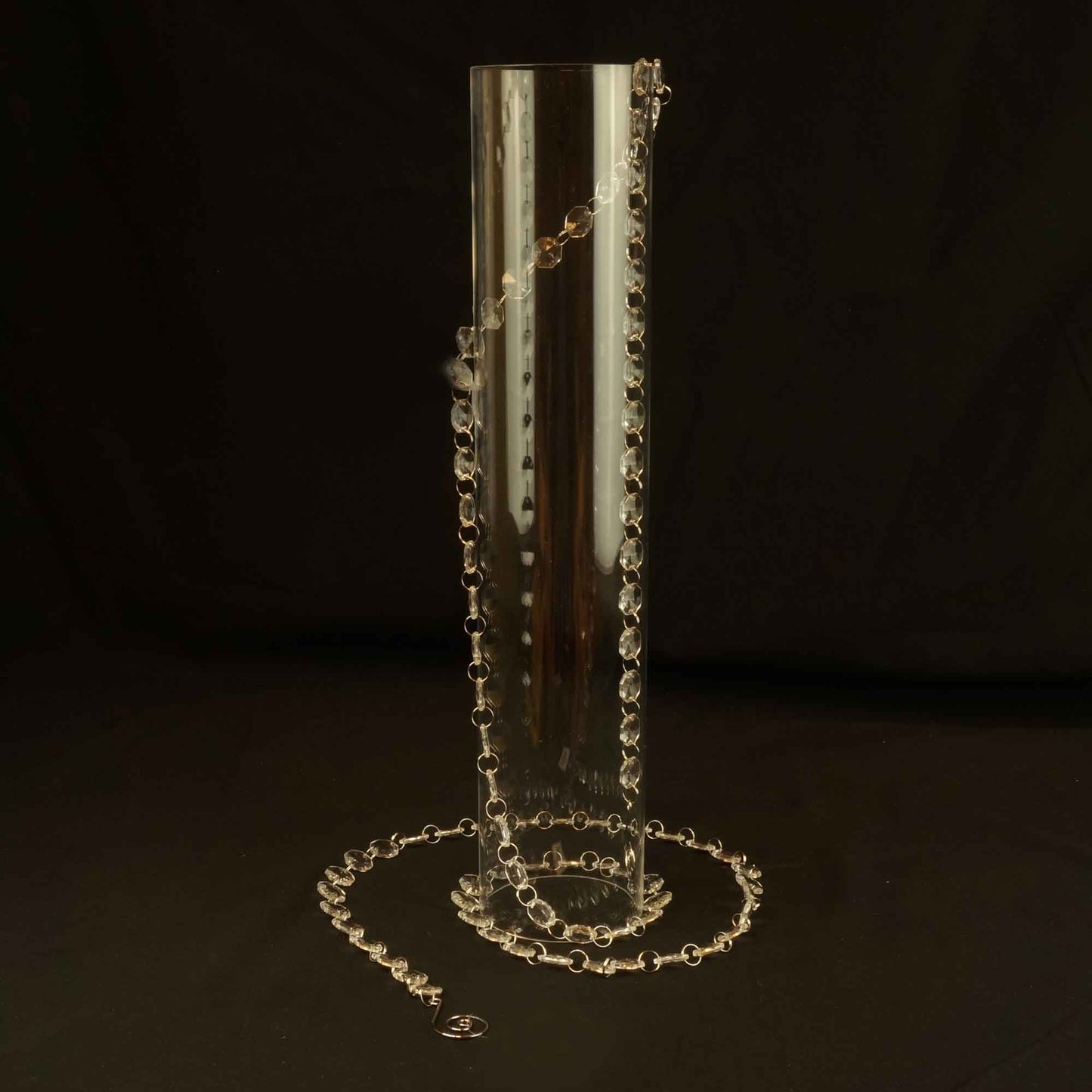 6' Acrylic Crystal Octagon Bead Garland