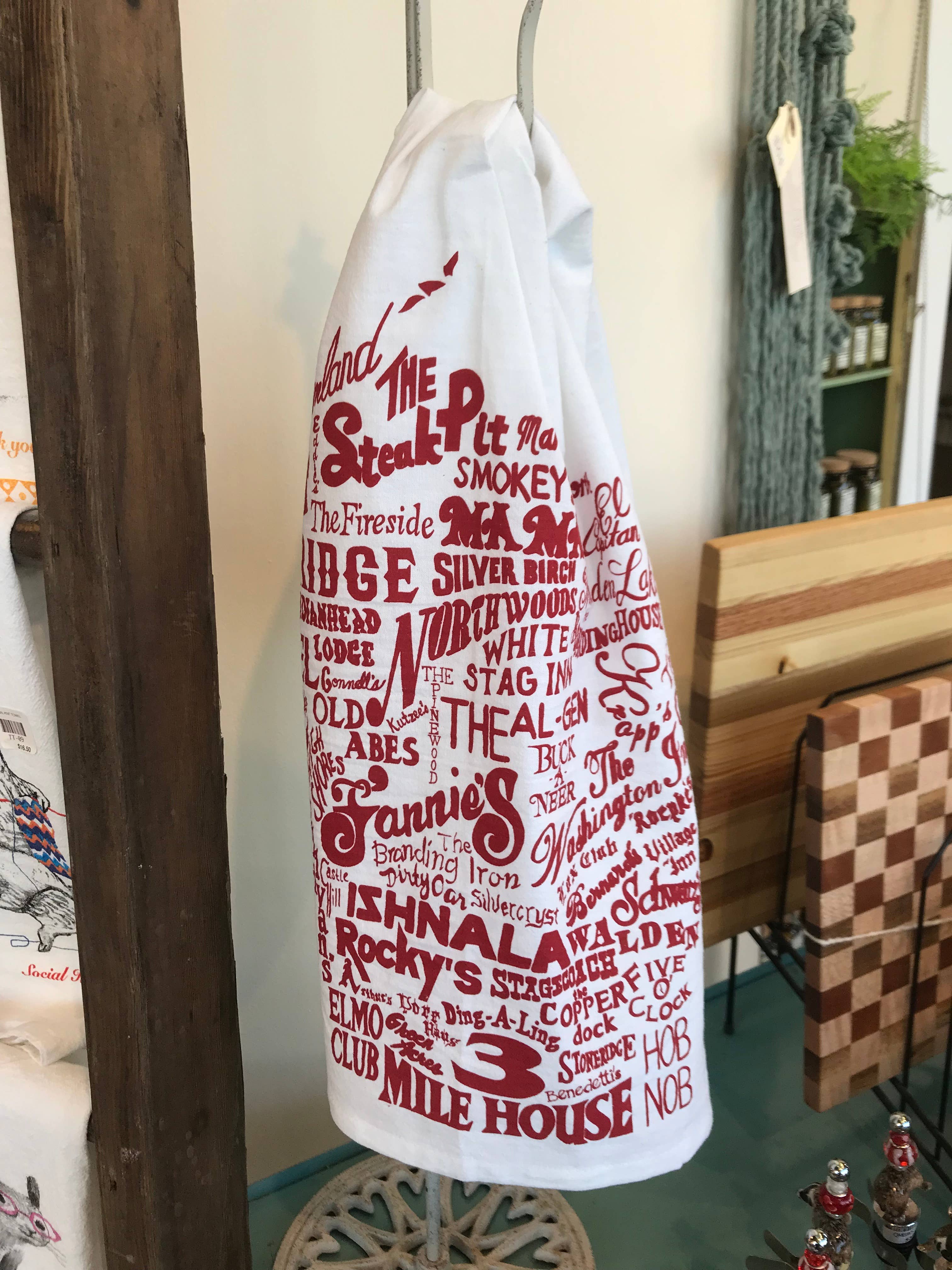 Wisconsin Supper Club Tea Towel