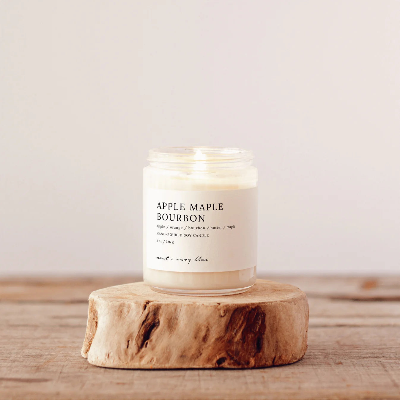 Apple Maple Bourbon Soy Candle