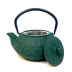 Cast Iron Tea Pot Forest Green
