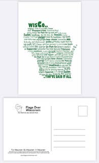 Wisconsin Lingo Postcard