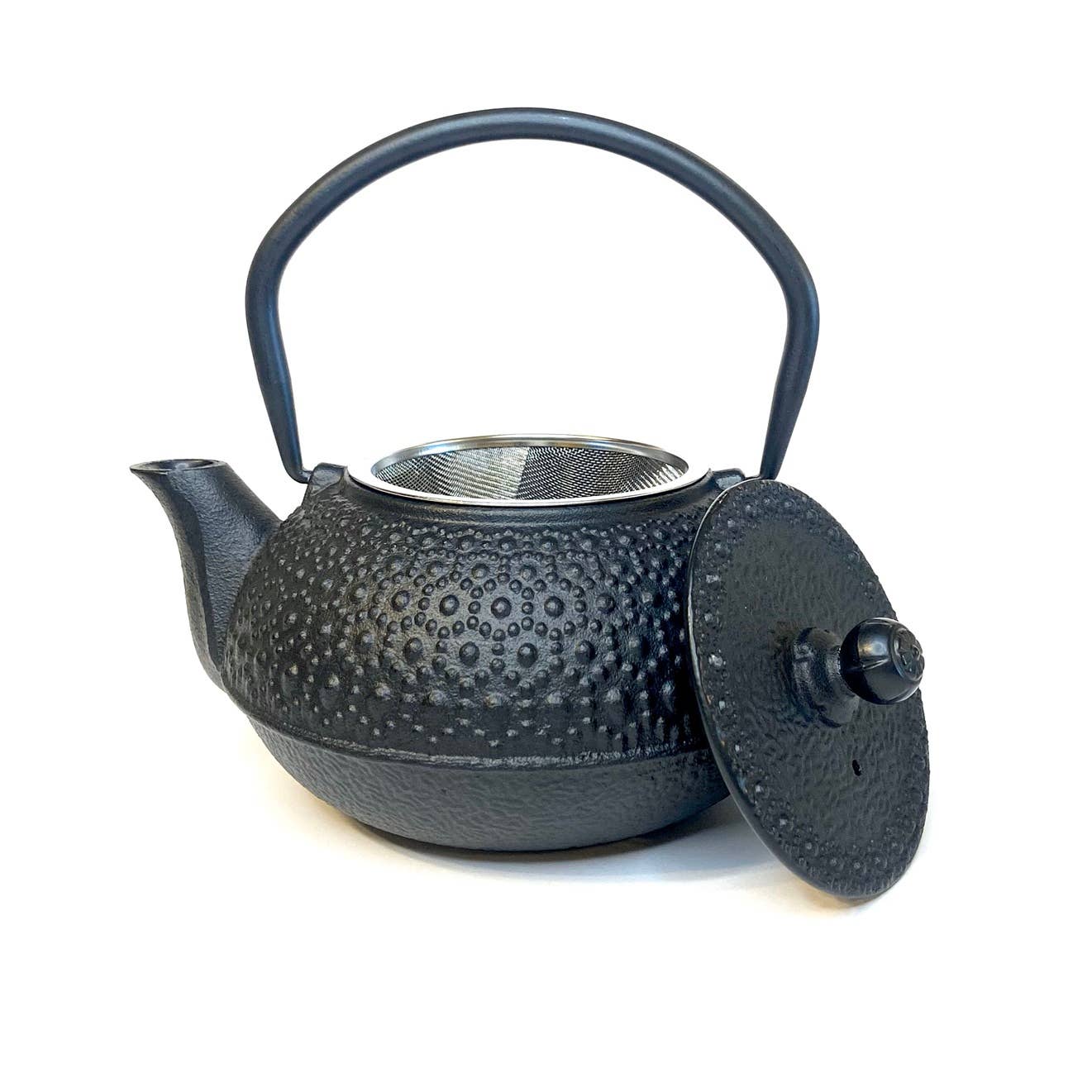 Cast Iron Tea Pot Black