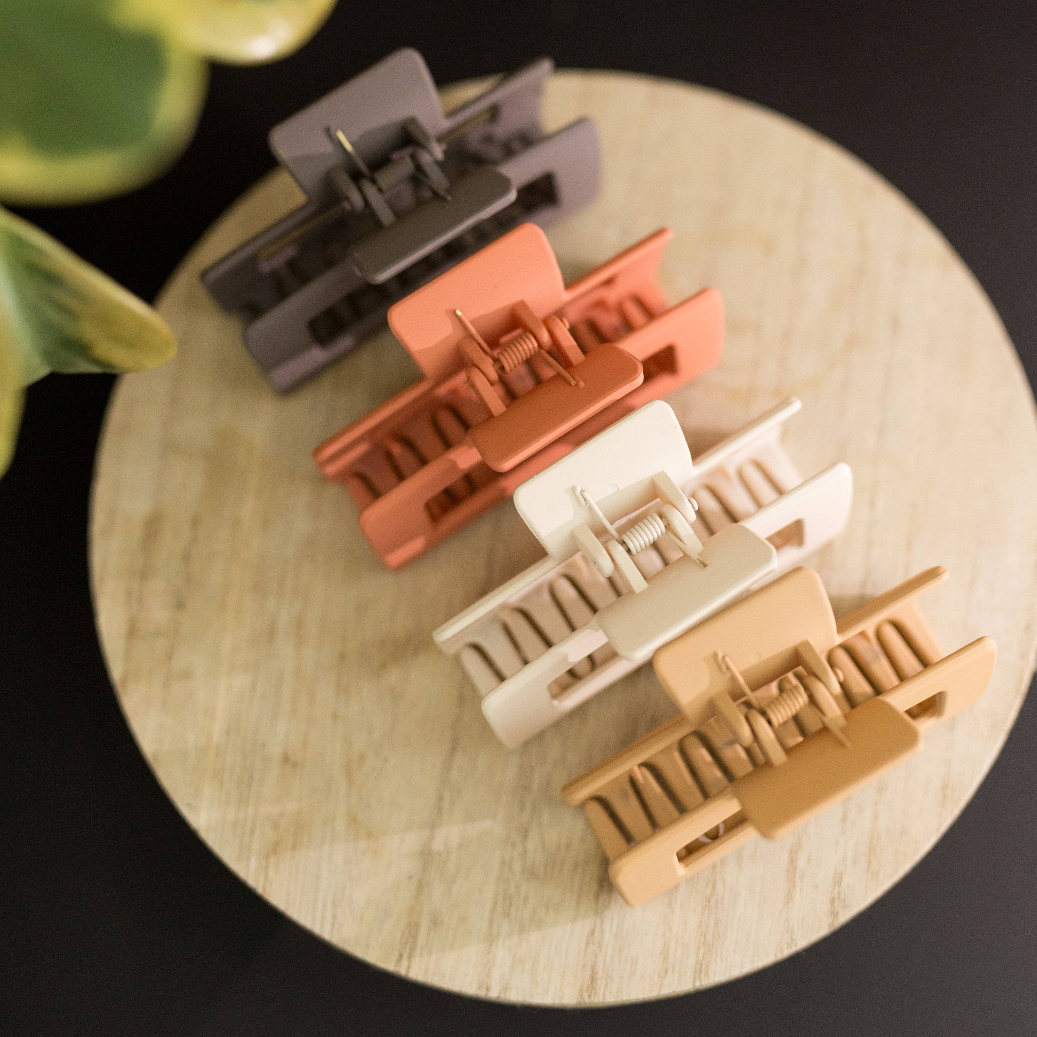 Claw Hair Clip Earth Tones