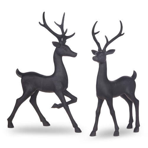 Black Deer Figurines