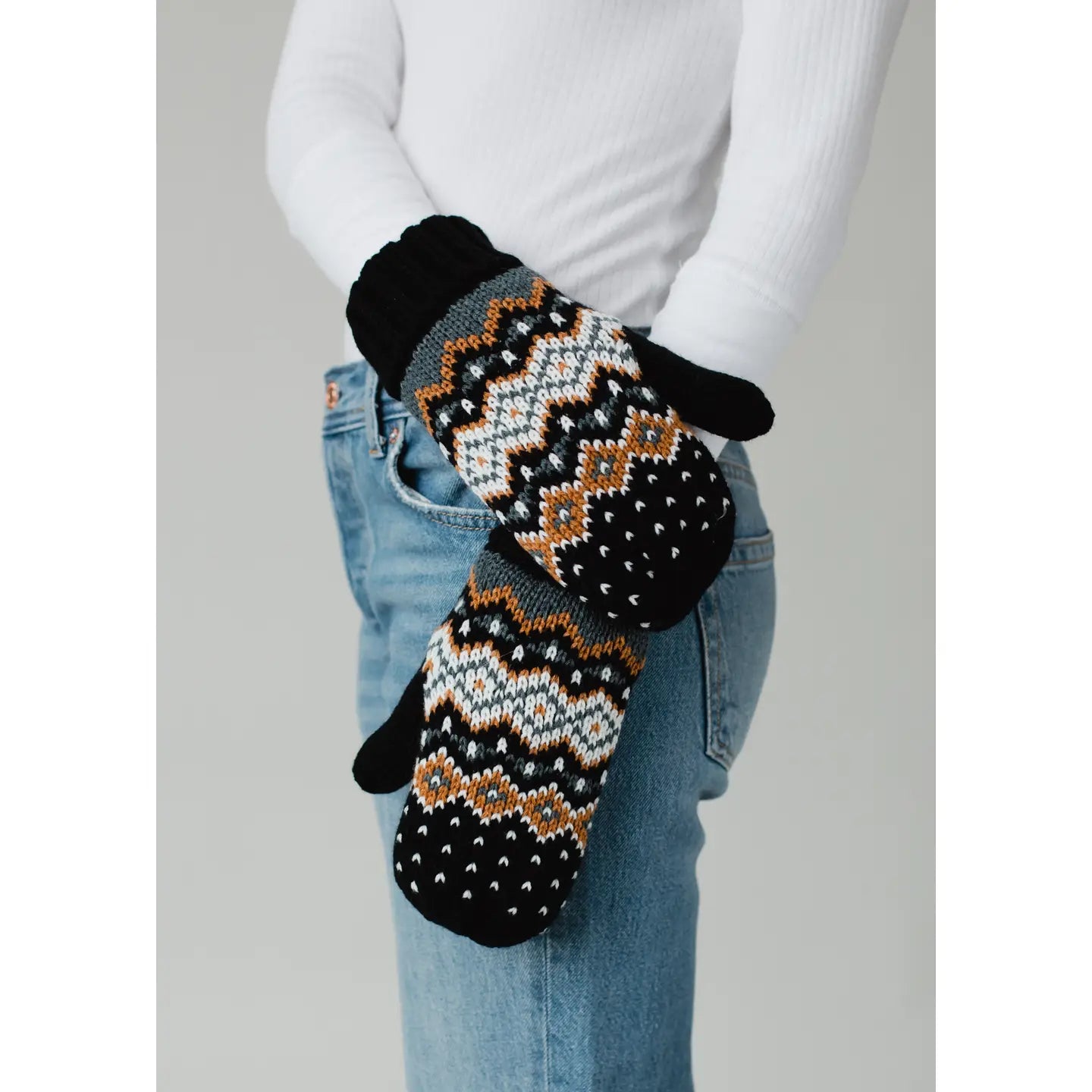 Patterned Mittens