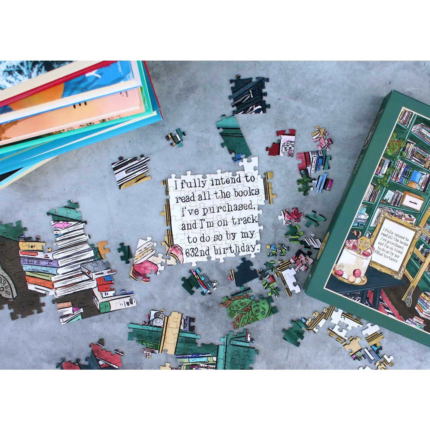 I Fully Intend To Read All The Books I've Purchased - 1,000 pc Puzzle