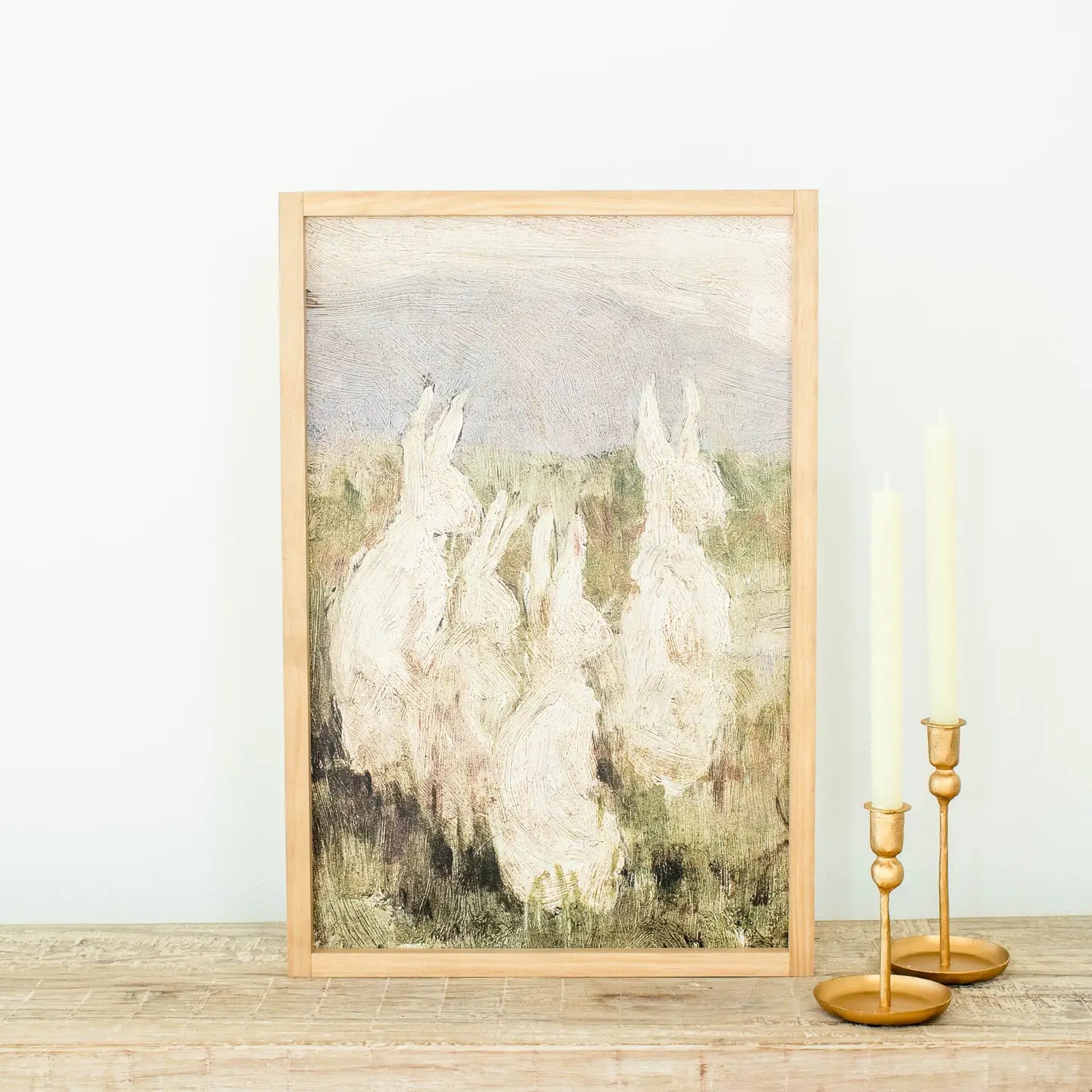 Meadow Bunnies | Spring Wall Decor