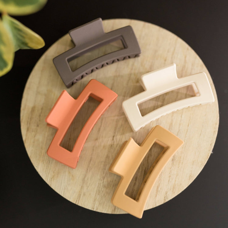 Claw Hair Clip Earth Tones