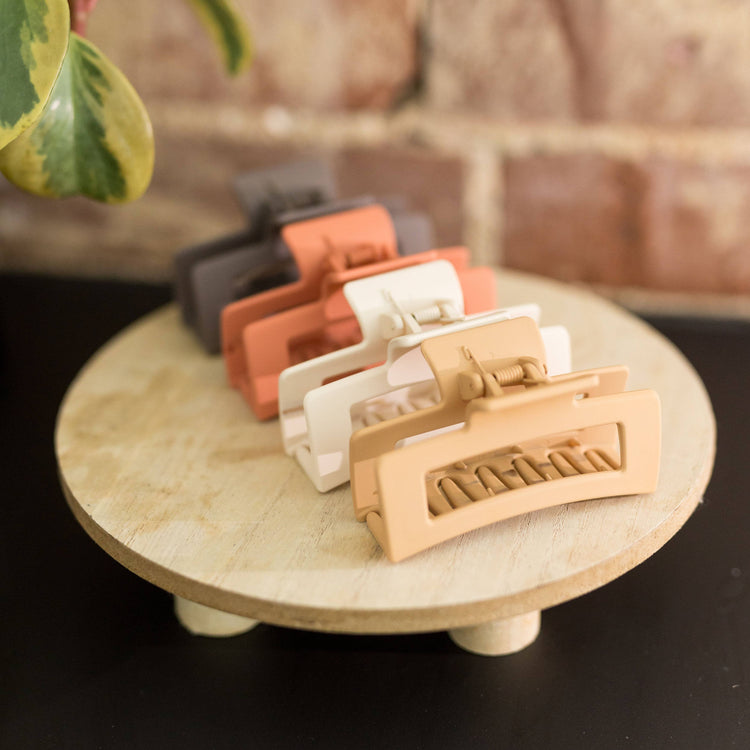 Claw Hair Clip Earth Tones