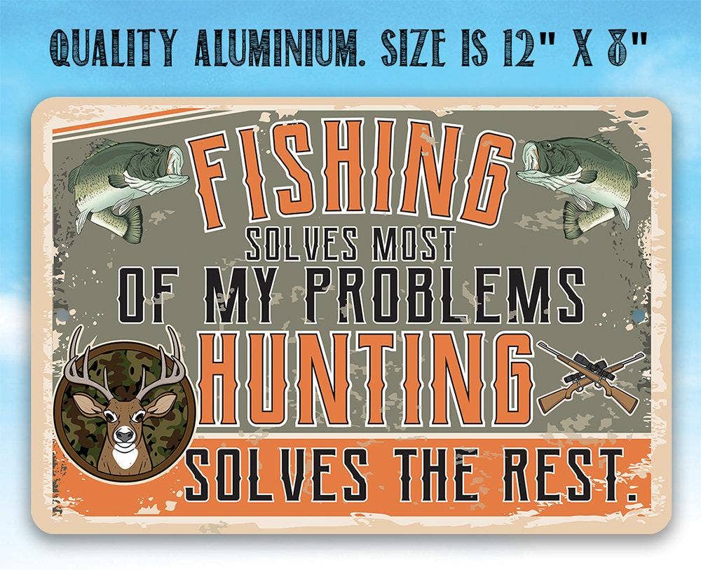 Fishing and Hunting Sign