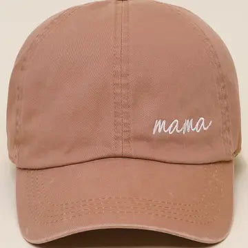 Mama Embroidered Ball Cap