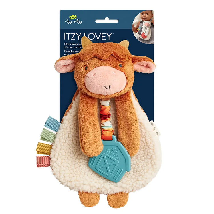 Lovey Plush Crinkle Teether Toy