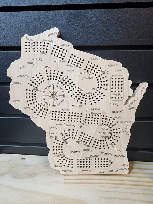 Wisconsin Cribbage Board