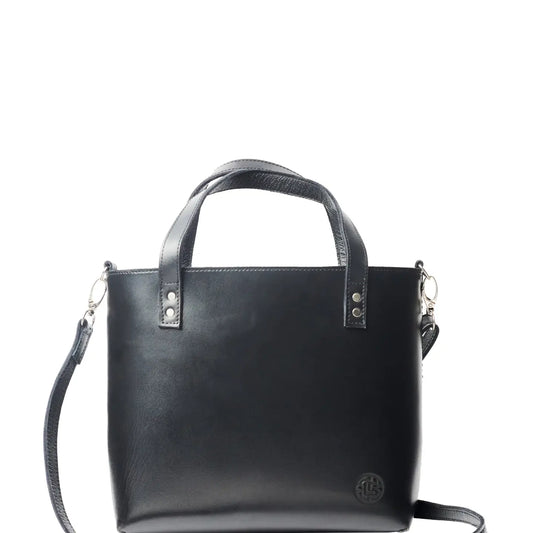 Mini Crossbody Tote | Black