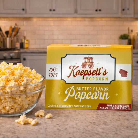 Koepsell's Butter Flavor Microwave Popcorn