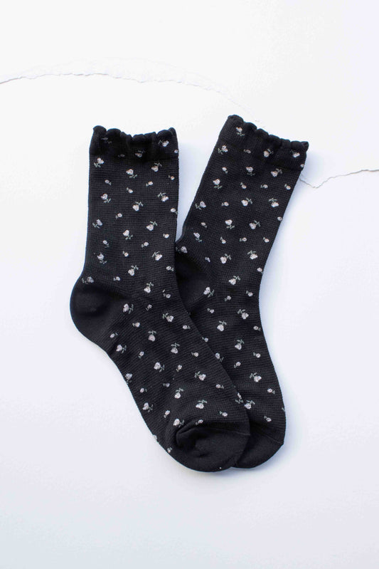 Mini Floral Crew Socks
