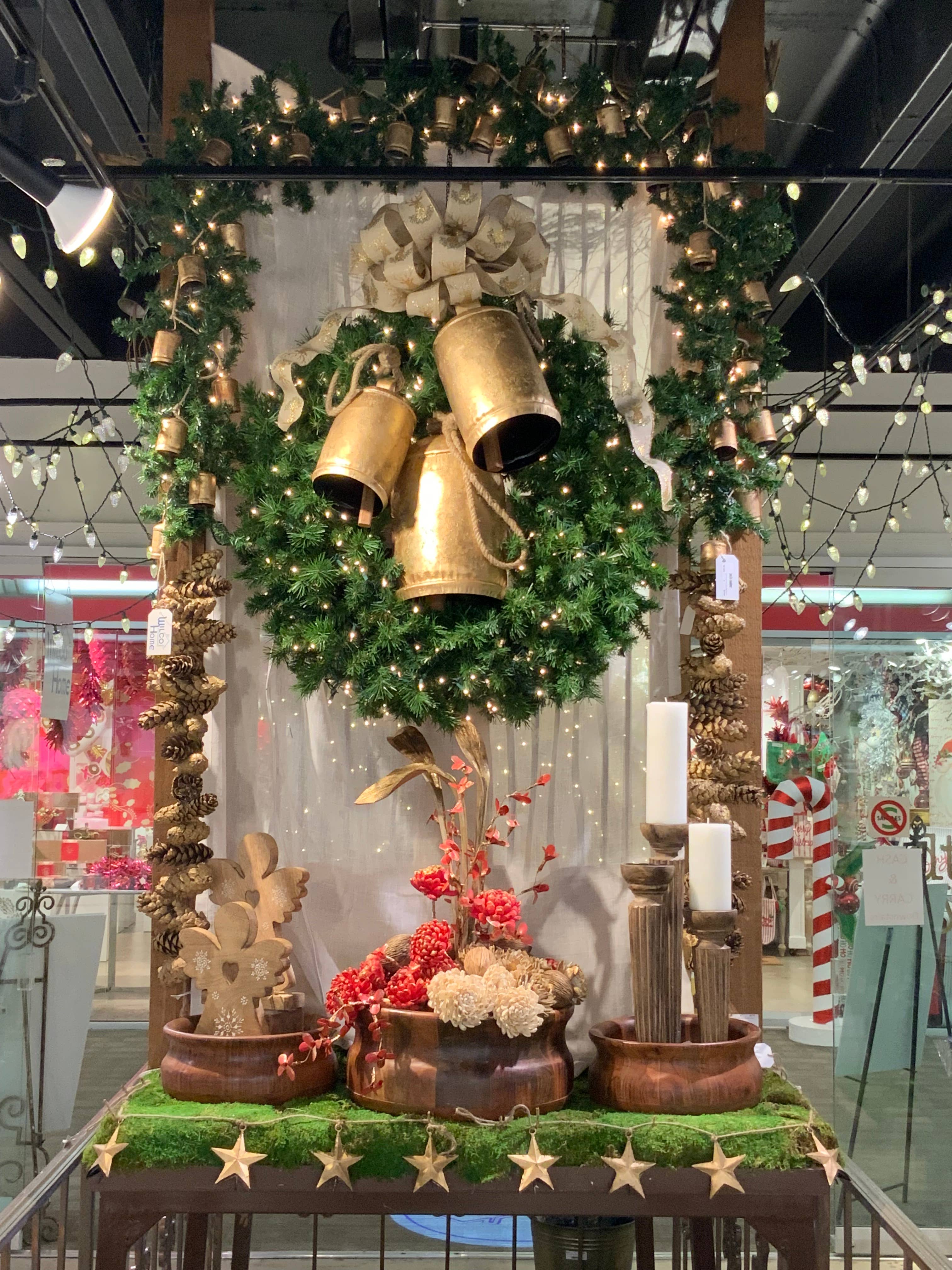 Gold Metal Christmas Cathedral Bell