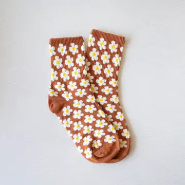 Daisy Crew Socks