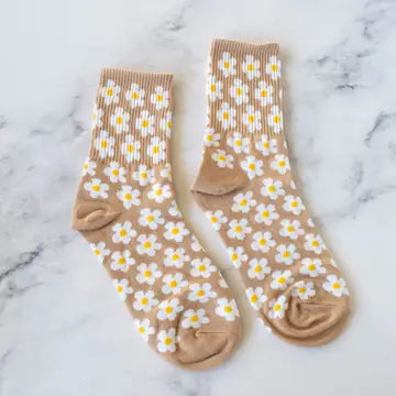 Daisy Crew Socks