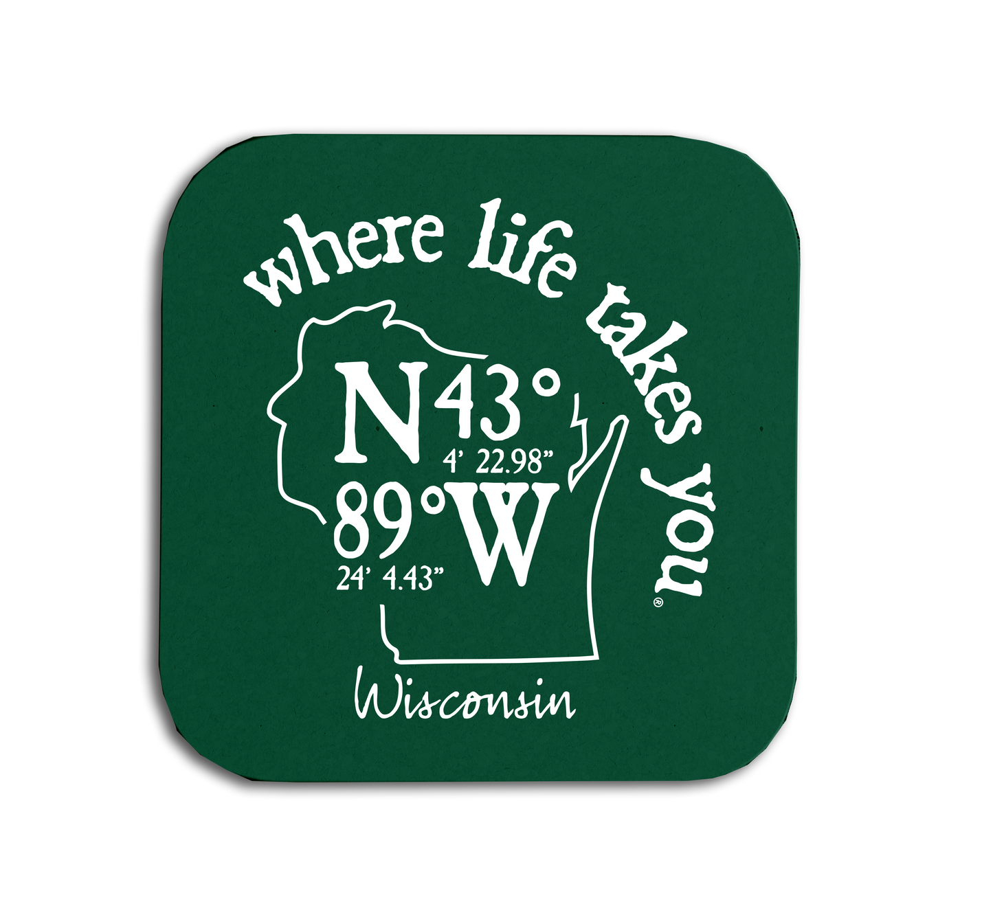 Wisconsin Coordinate Coaster |Where Life Takes You