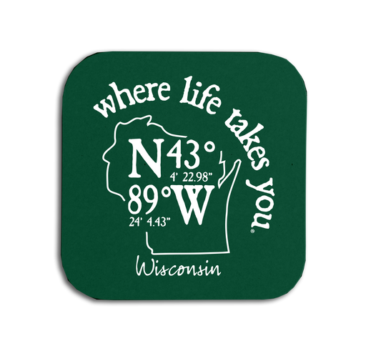 Wisconsin Coordinate Coaster |Where Life Takes You