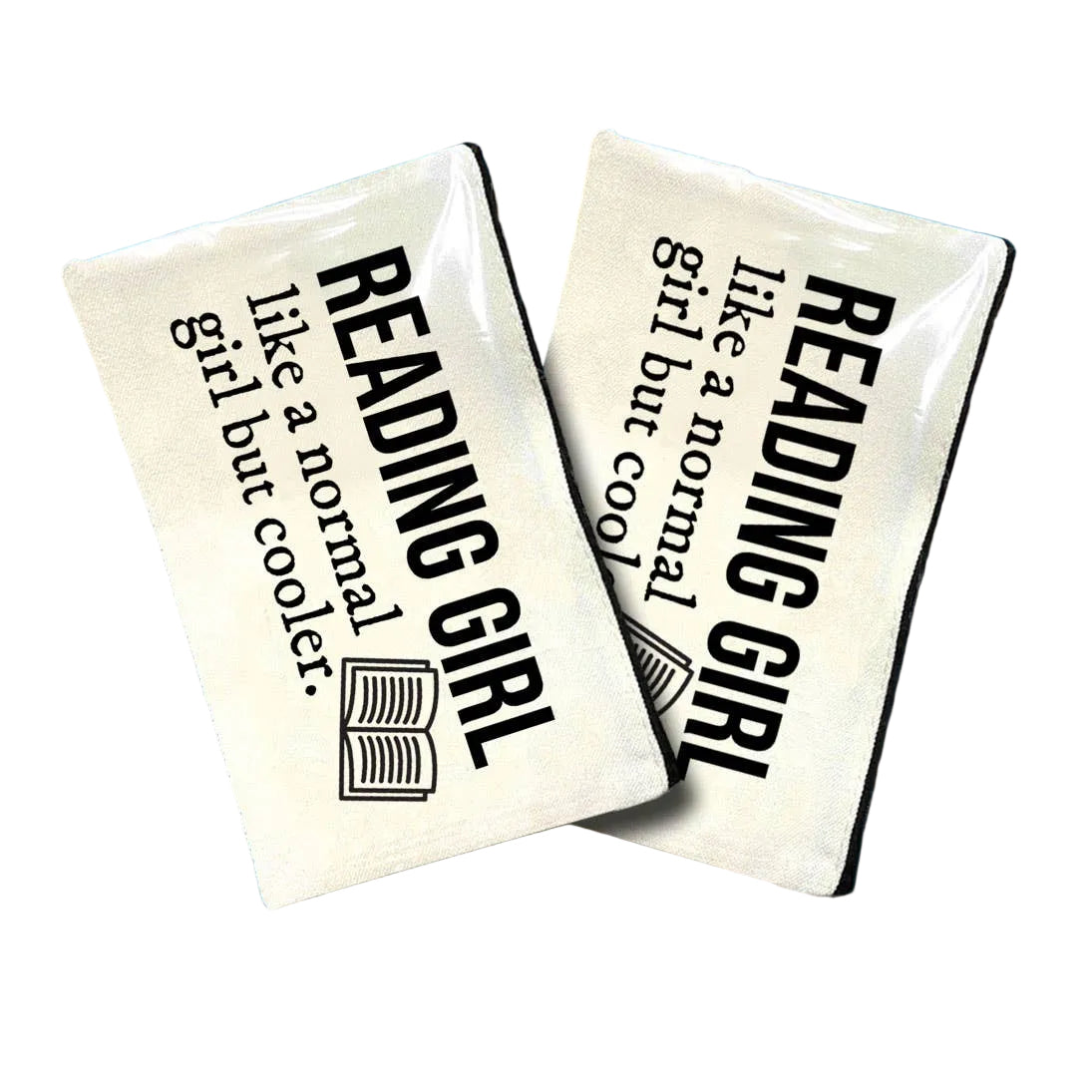 Reading Girl Zipper Bag
