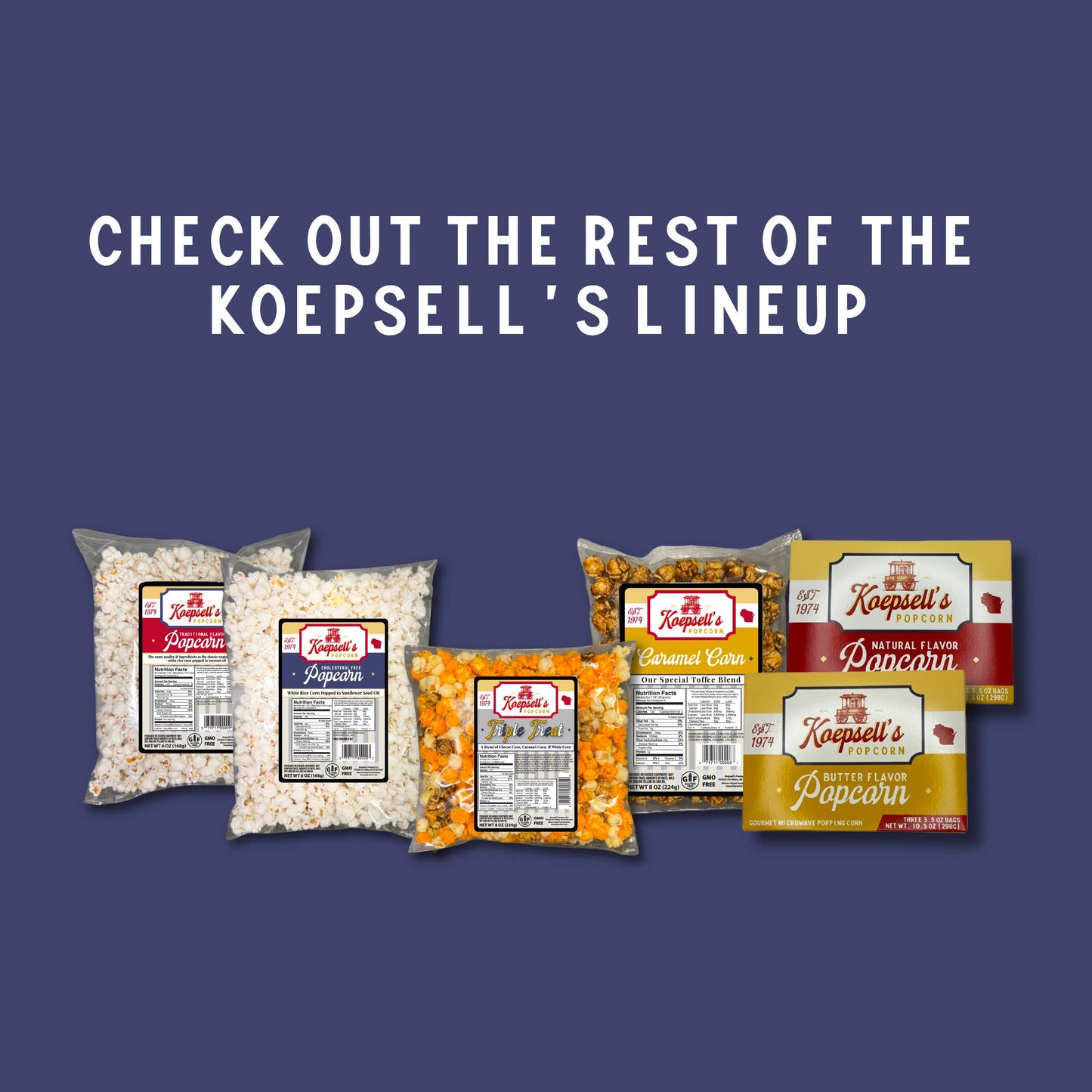 Koepsell's Cheese Popcorn