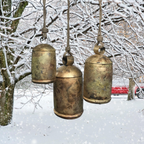 Gold Metal Christmas Cathedral Bell