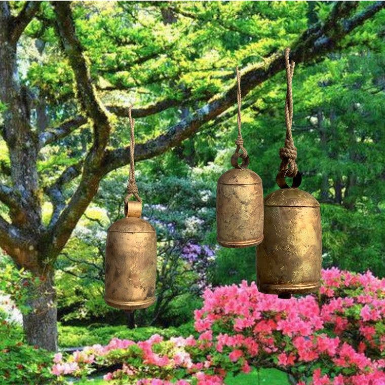 Gold Metal Christmas Cathedral Bell