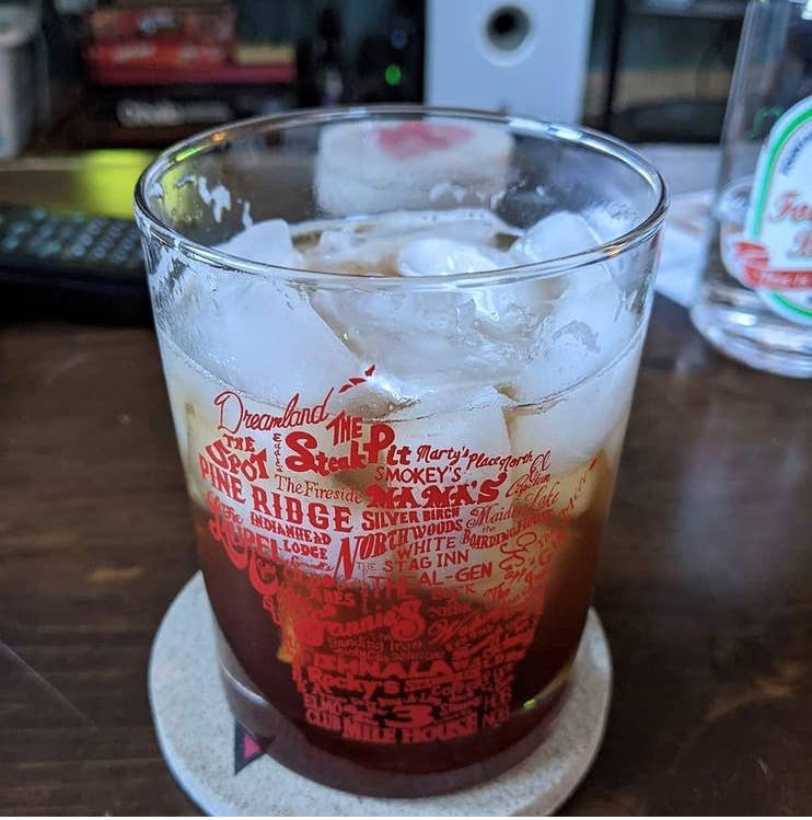 Wisconsin Supper Club Glass