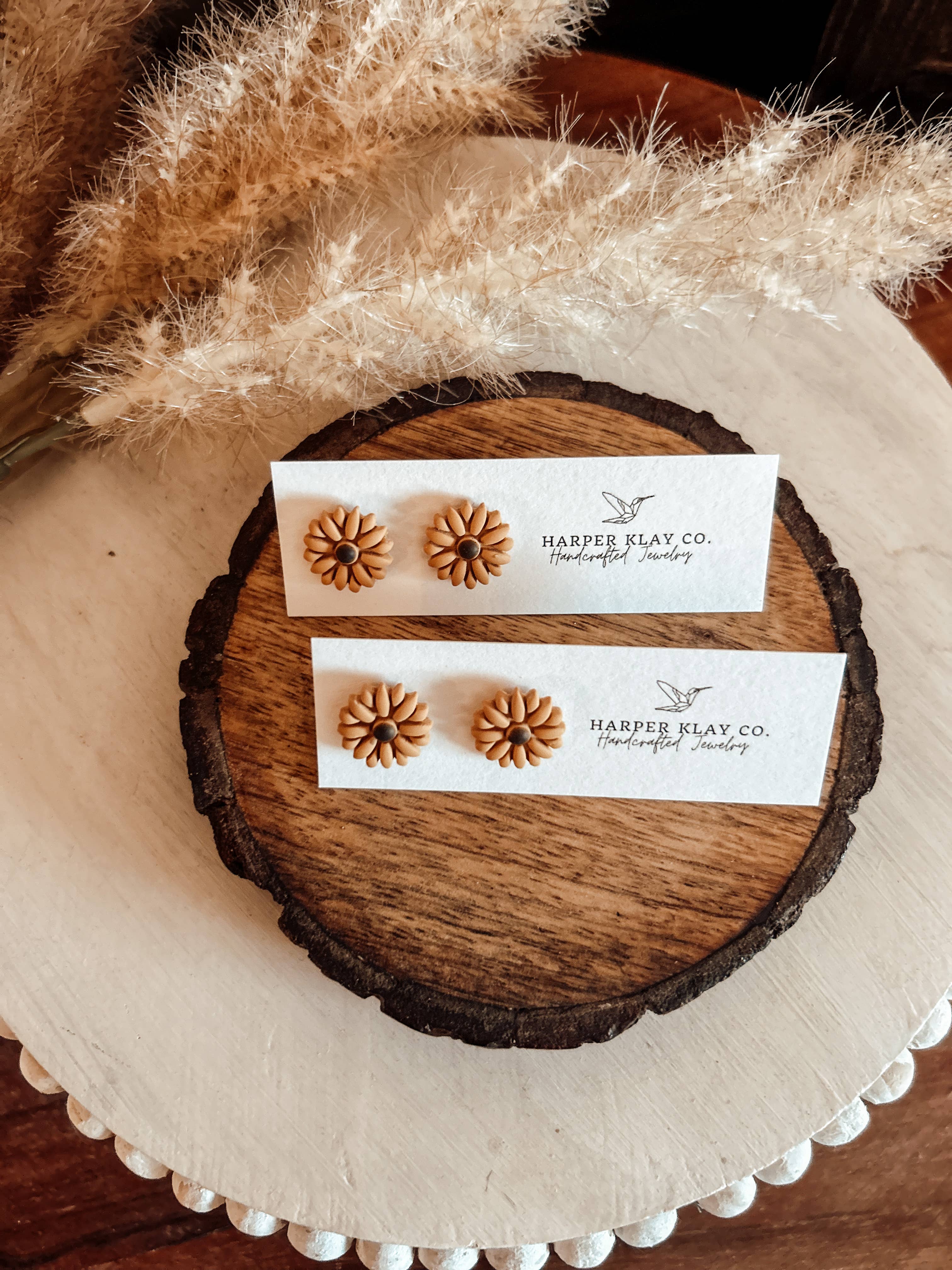 Fall Flower Earrings