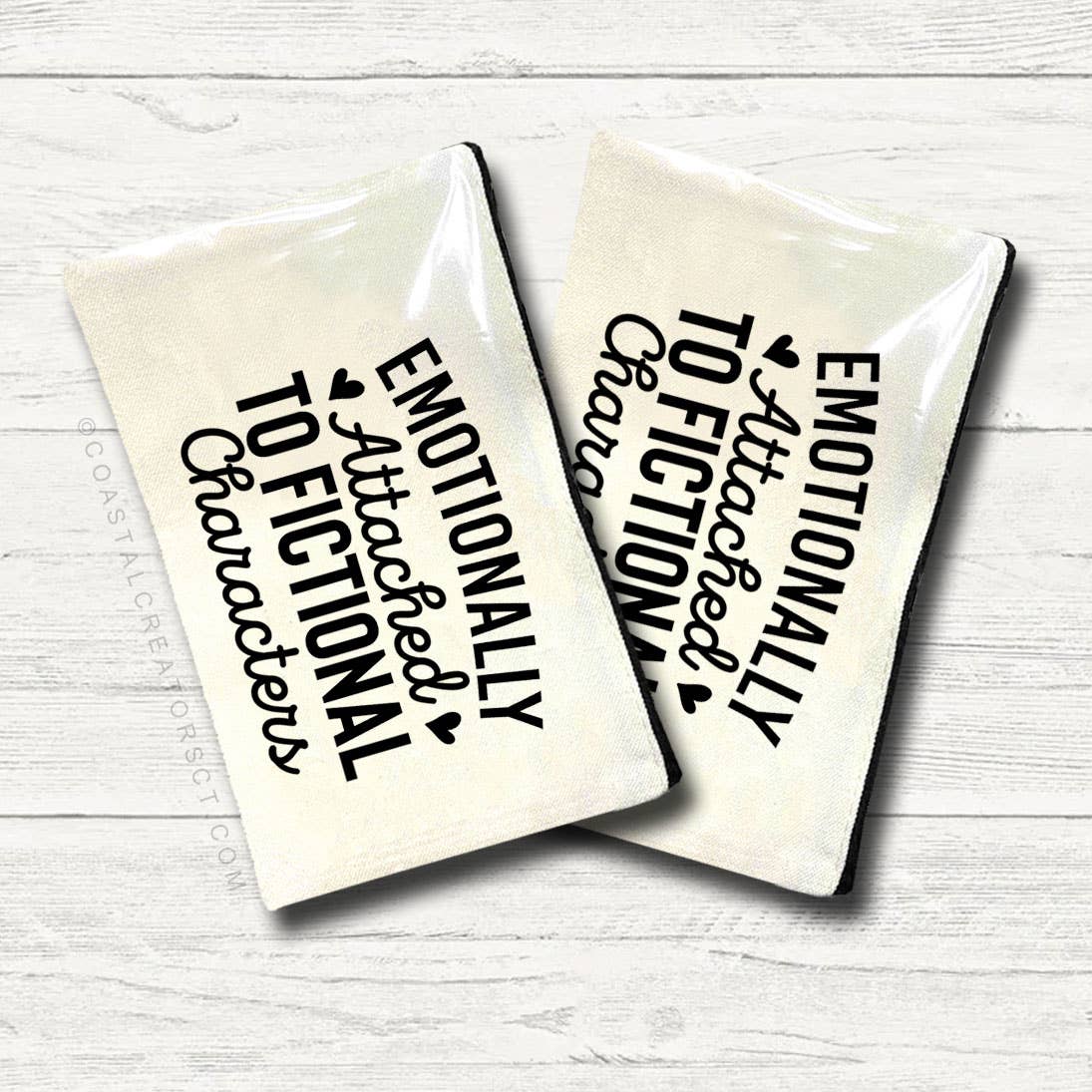 Emotionally Attached to Fictional Characters Zipper Bag