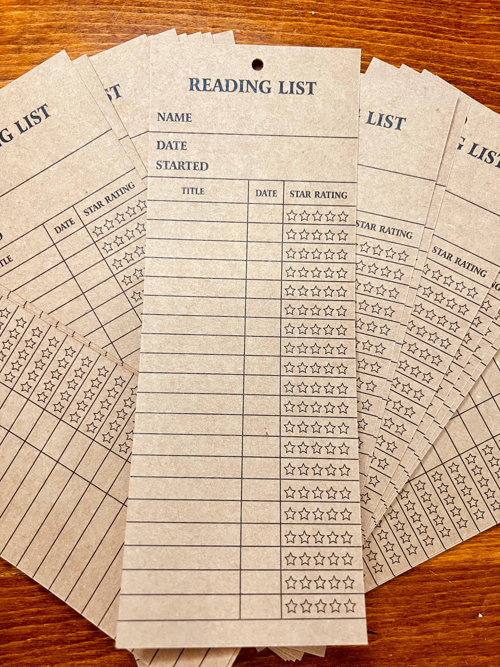 Book Reading Log Bookmark