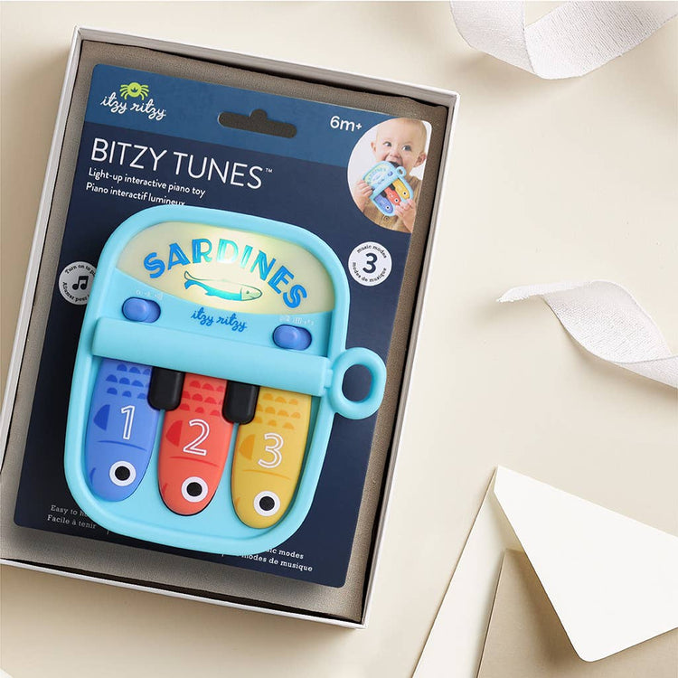 Bitzy Tunes™ Sardines | Light-up Interactive Piano Toy