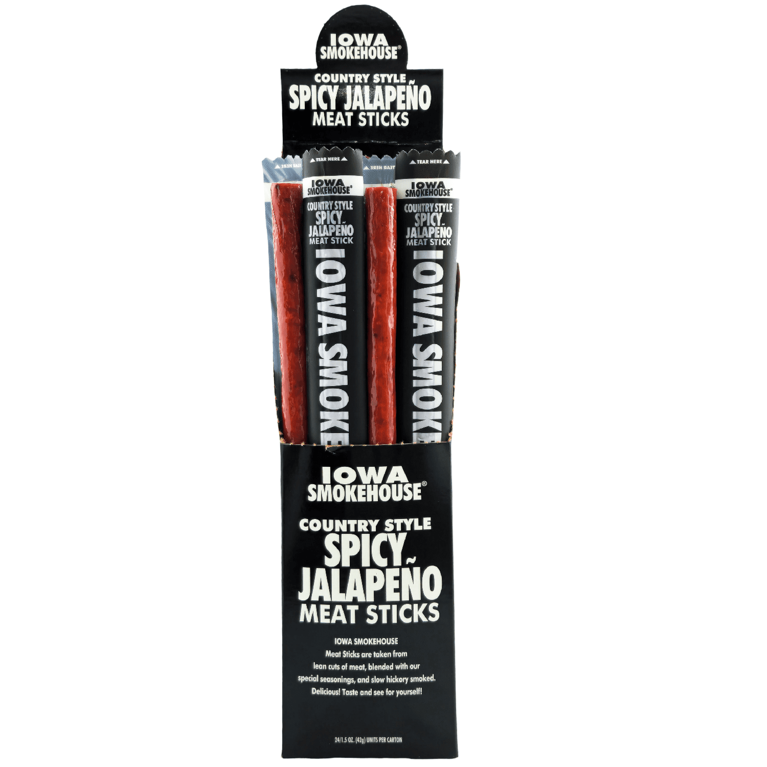 1.5 oz Country Style Meat Stick Spicy Jalapeno