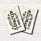 The Book Is Always Better Zipper Bag