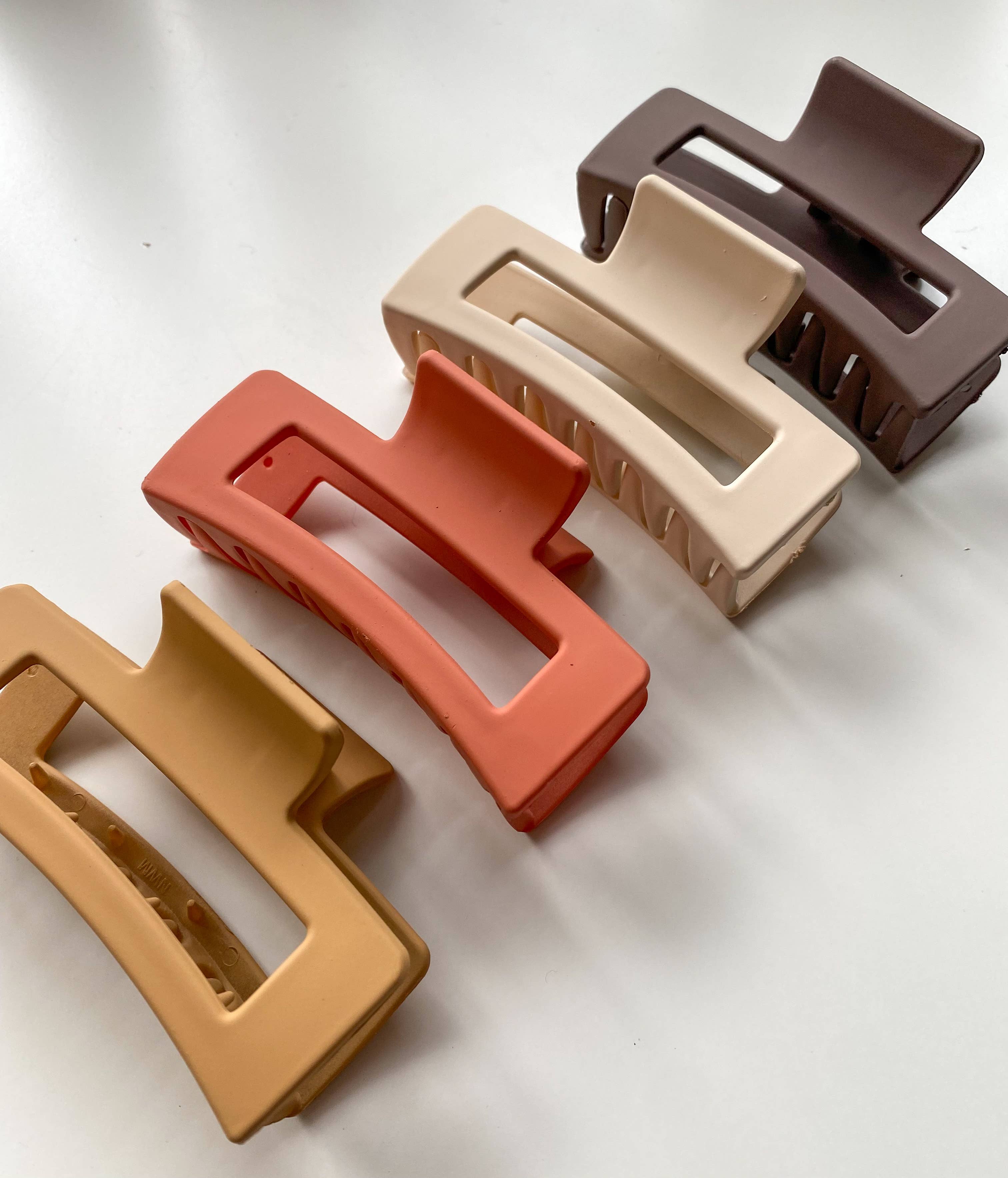 Claw Hair Clip Earth Tones