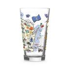 Wisconsin 16 Oz Glass