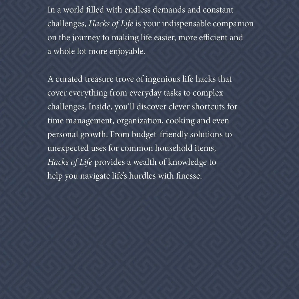 Hacks of Life | Softcover Book