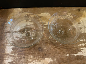 Set Of Two Vintage Liqueur Glasses