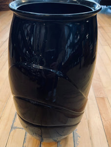 MCM Black Vase