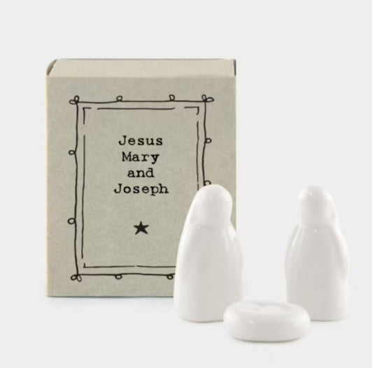 Mini Matchbox Jesus, Mary, & Joseph