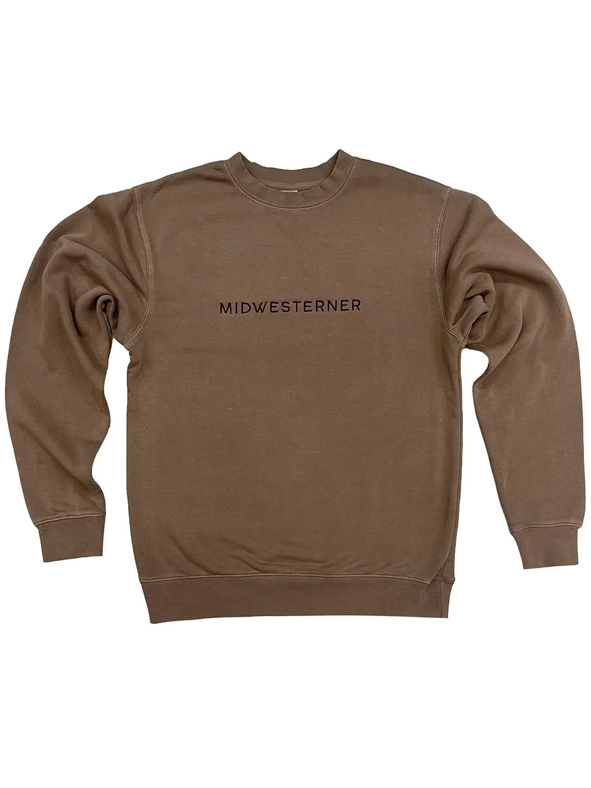 "Midwesterner" Embroidered Crewneck