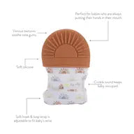Load image into Gallery viewer, Silicone Sun Teething Mitt