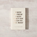 Write In These Pages Journal