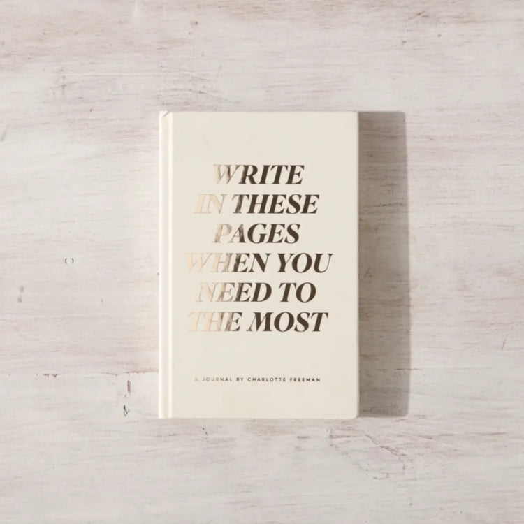 Write In These Pages Journal