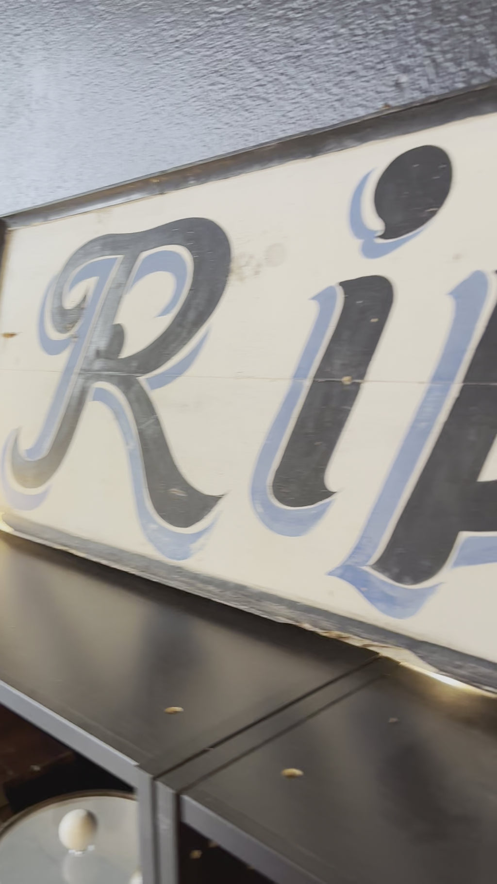 Hand Painted Wood Ripon Memorials Sign