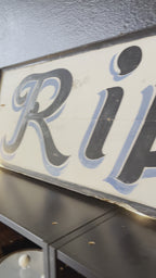 Hand Painted Wood Ripon Memorials Sign